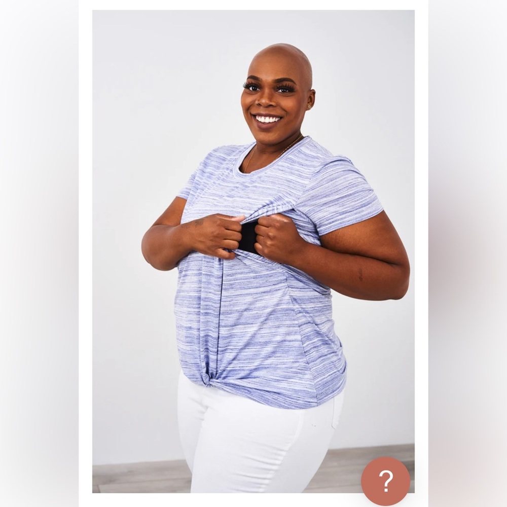 Latched Mama Twist Front Nursing Tee